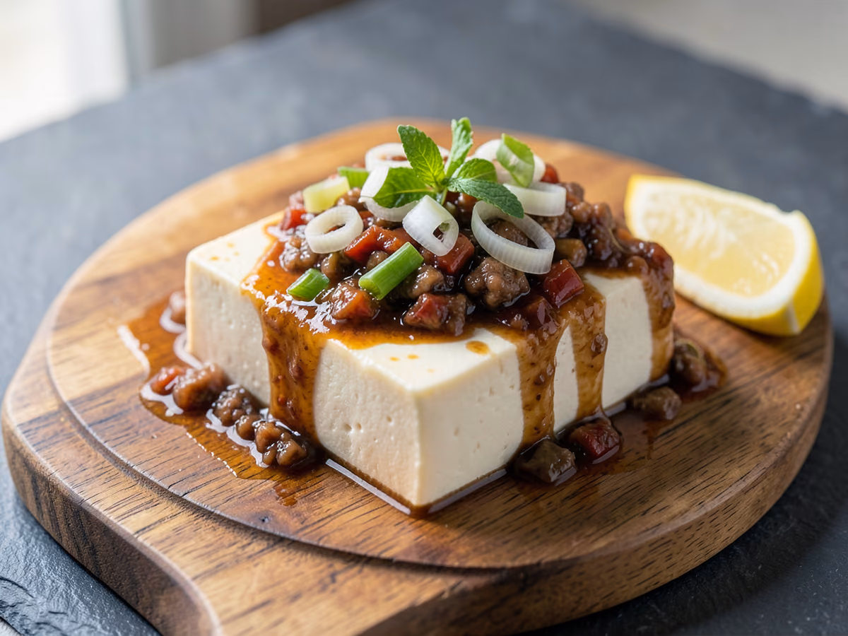 Mapo Tofu con Carne de Res