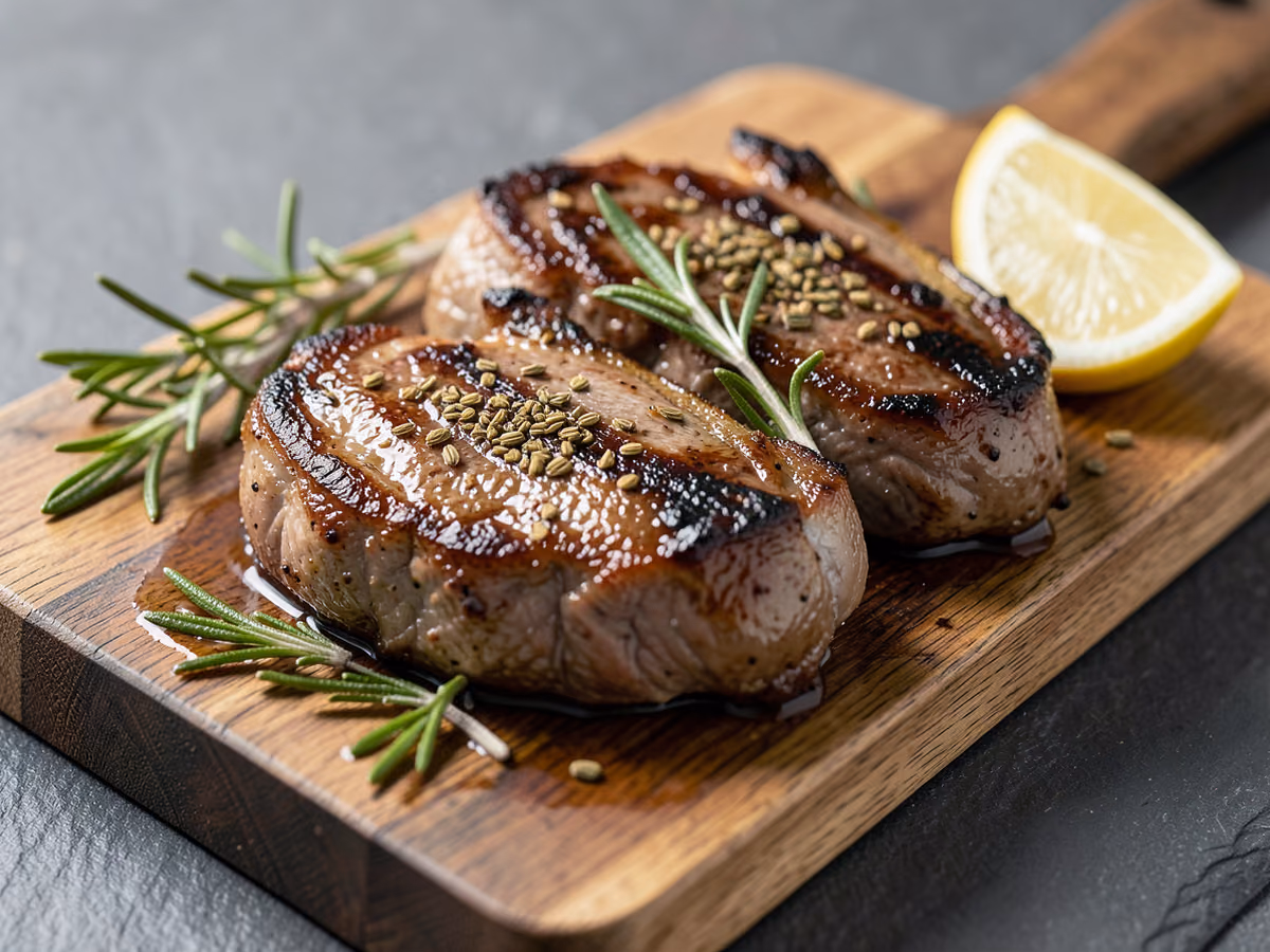 Chuletas de cordero a la parrilla