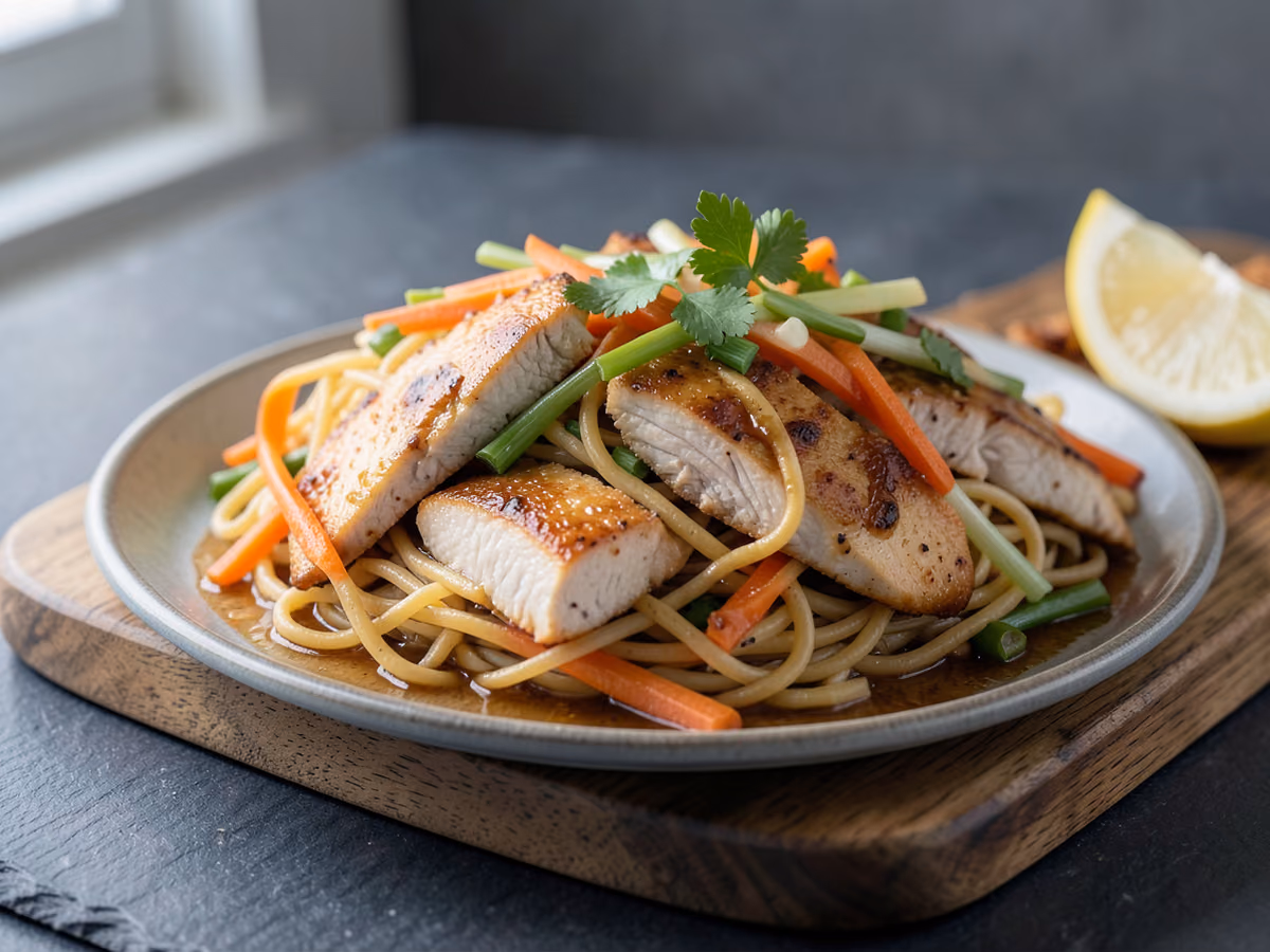 Chow Mein de Pollo